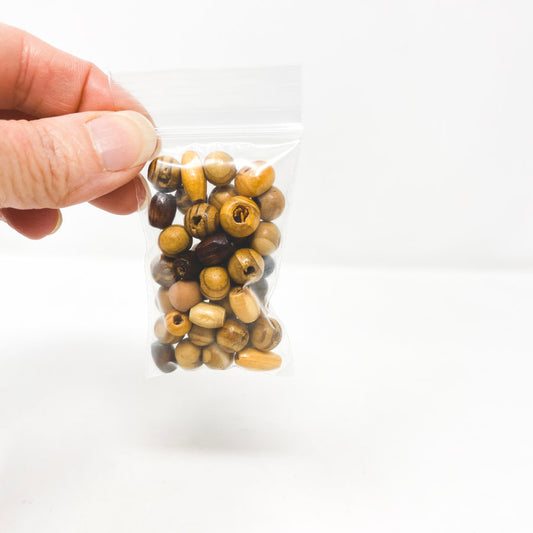 Small Wood Beads