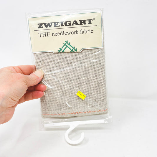 Zweigart 18 ct Needlework Fabric 18 x 27 Oatmeal