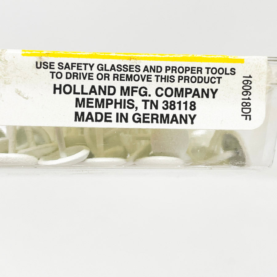 Holland White Upholstery Nails #210