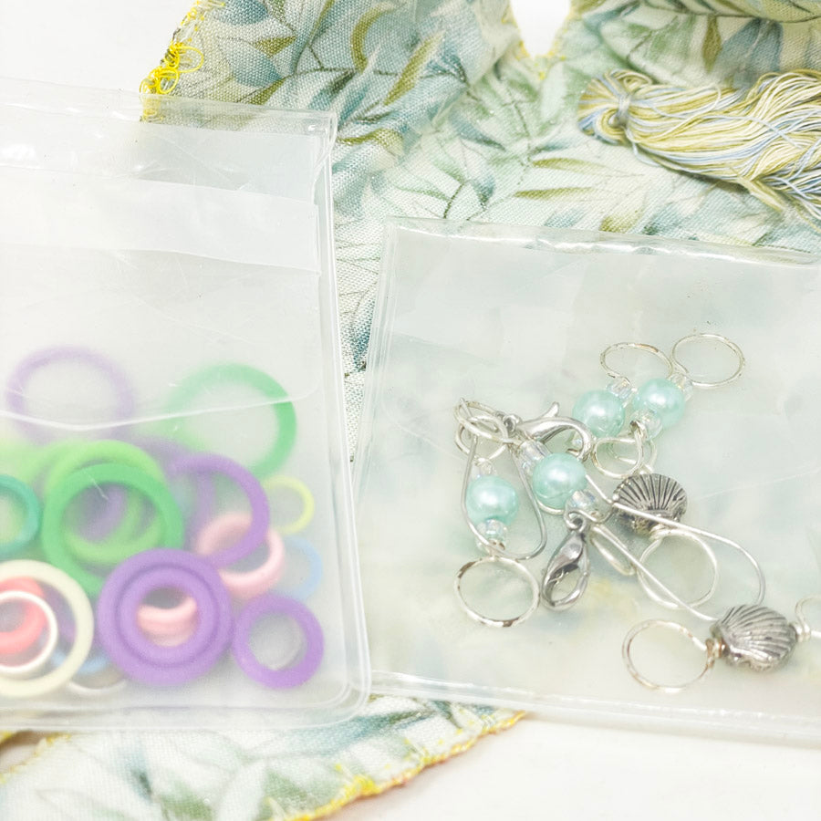 Floral Knitting Markers Kit
