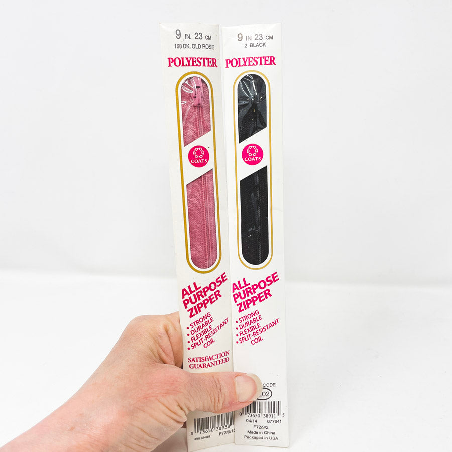Coats 9" All Purpose Zipper (1)