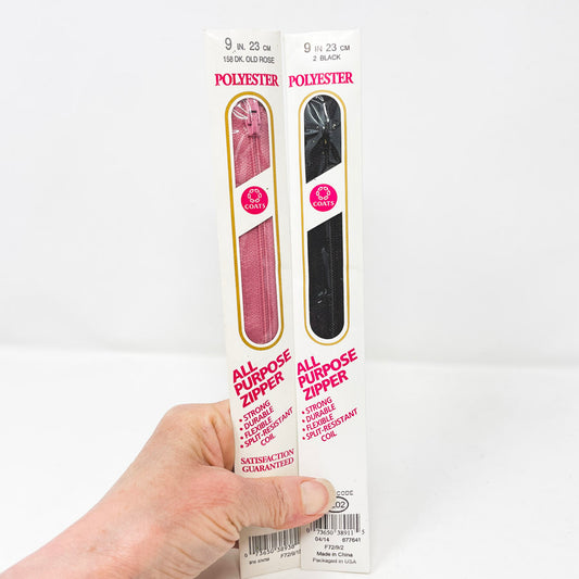 Coats 9" All Purpose Zipper (1)