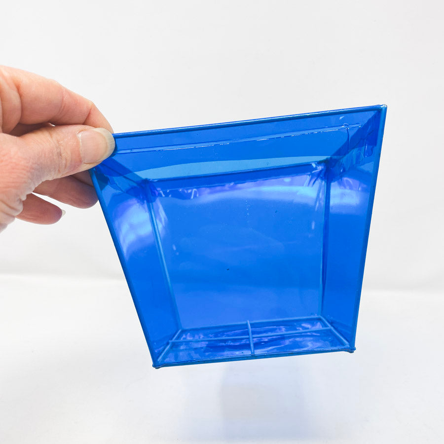 Blue Vinyl Basket