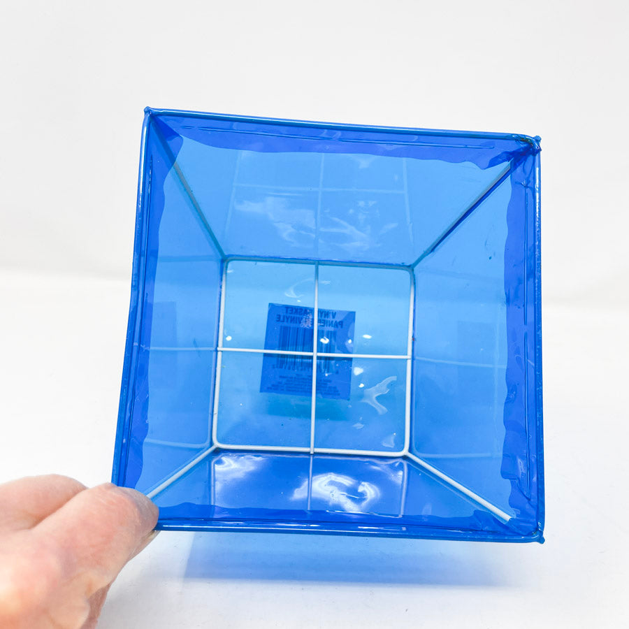 Blue Vinyl Basket