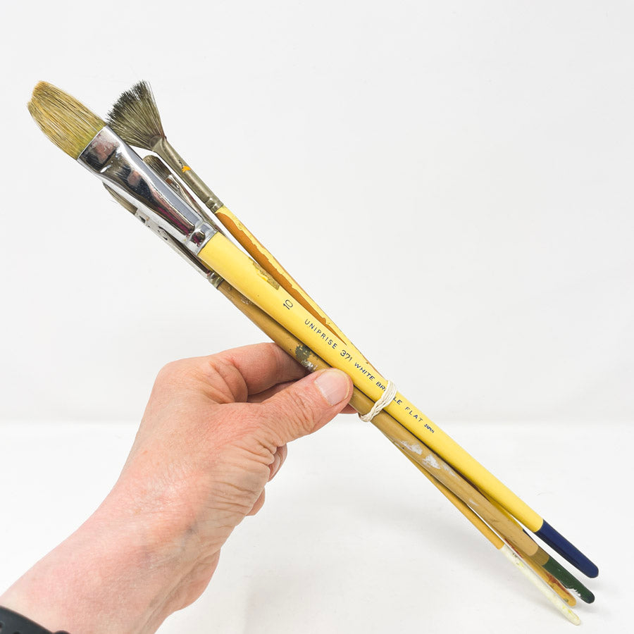 Long Handle Artist Paintbrush Bundles (1)