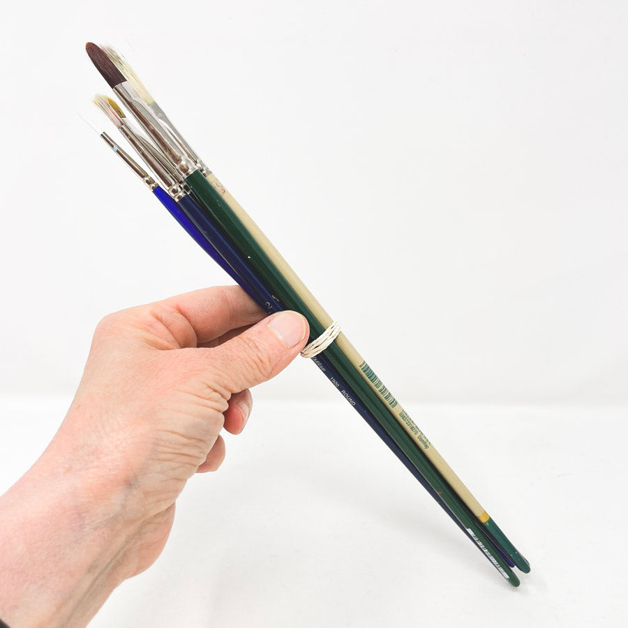 Long Handle Artist Paintbrush Bundles (1)