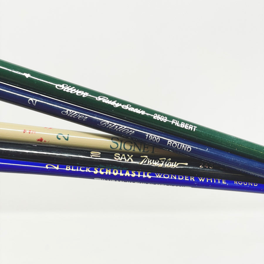 Long Handle Artist Paintbrush Bundles (1)