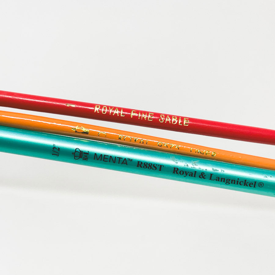 Short Handle Artist Brush Bundle