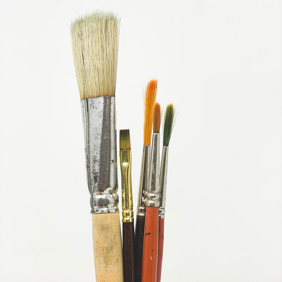 Assorted Short Handle Artist Brush Bundles (1)