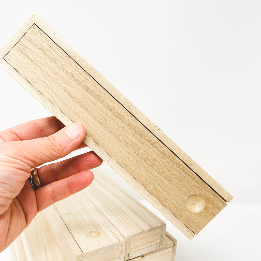 9x2x1 Wooden Matchbox