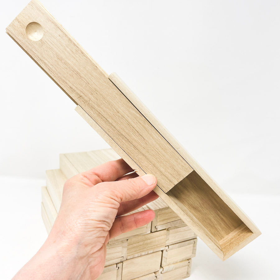 9x2x1 Wooden Matchbox