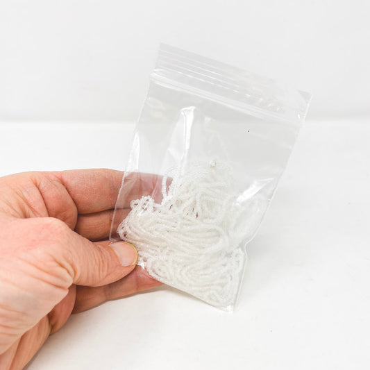 Frosted Translucent Stringed Seed Beads