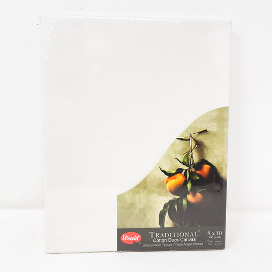 Utrecht Traditional Cotton Duck Canvas 8 x 10