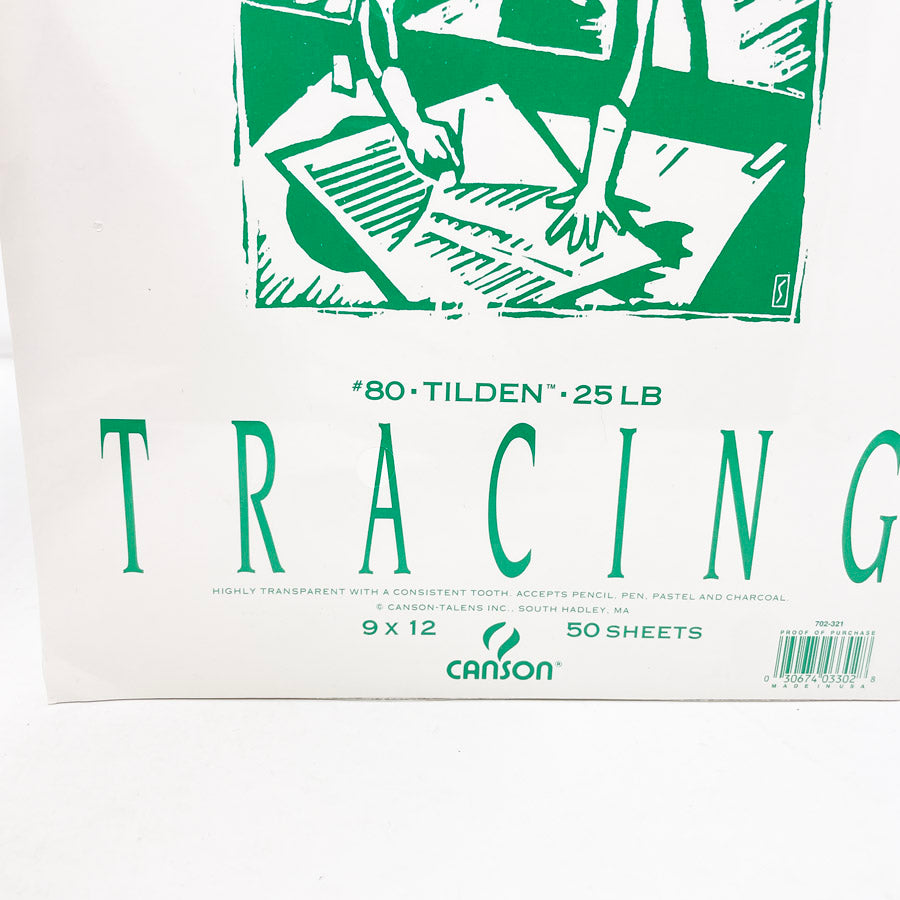 Canson #80 Tilden 25 lb Tracing Paper 9 x 12