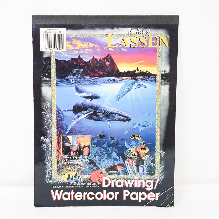 Lassen Drawing/Watercolor Paper 9 x 12