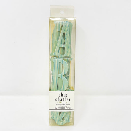 Chip Chatter Gellies Chipboard Letters