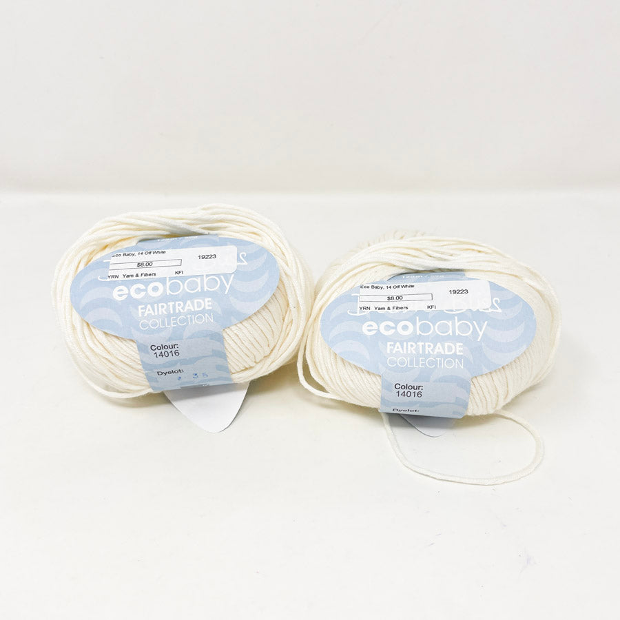 Ecobaby Fairtrade Yarn Off White (1)