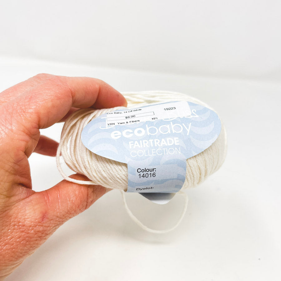 Ecobaby Fairtrade Yarn Off White (1)