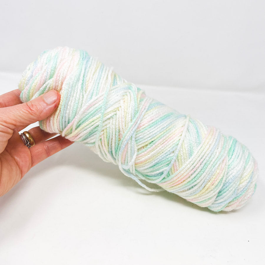 Unlabeled Multi Pastel Acrylic Yarn