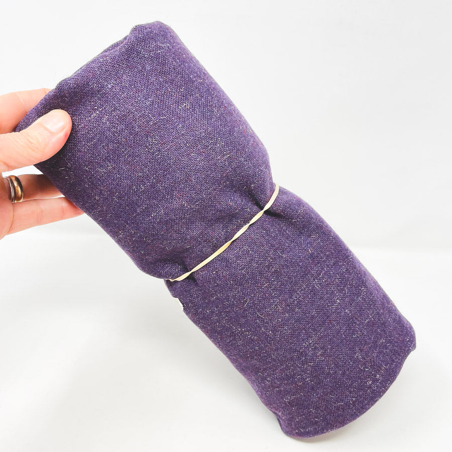 2 Yds x 54" Blue and Purple Open Weave Wool Fabric