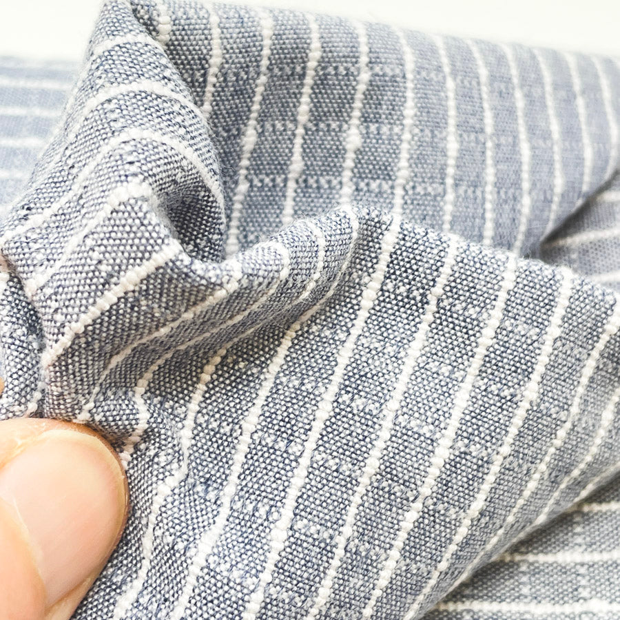 2 Yds x 45" Grid Chambray Fabric