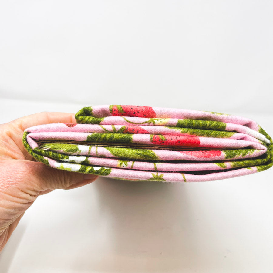 2 Yds x 42" Strawberry Flannel Fabric