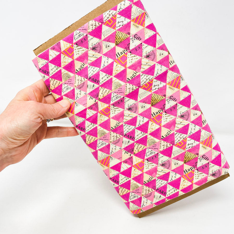 1 Yd x 46" Pink Geometric Cotton Fabric - "Wish" from Windham Fabrics