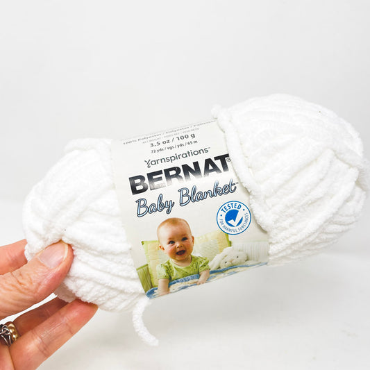Bernat Baby Blanket Small Skein White