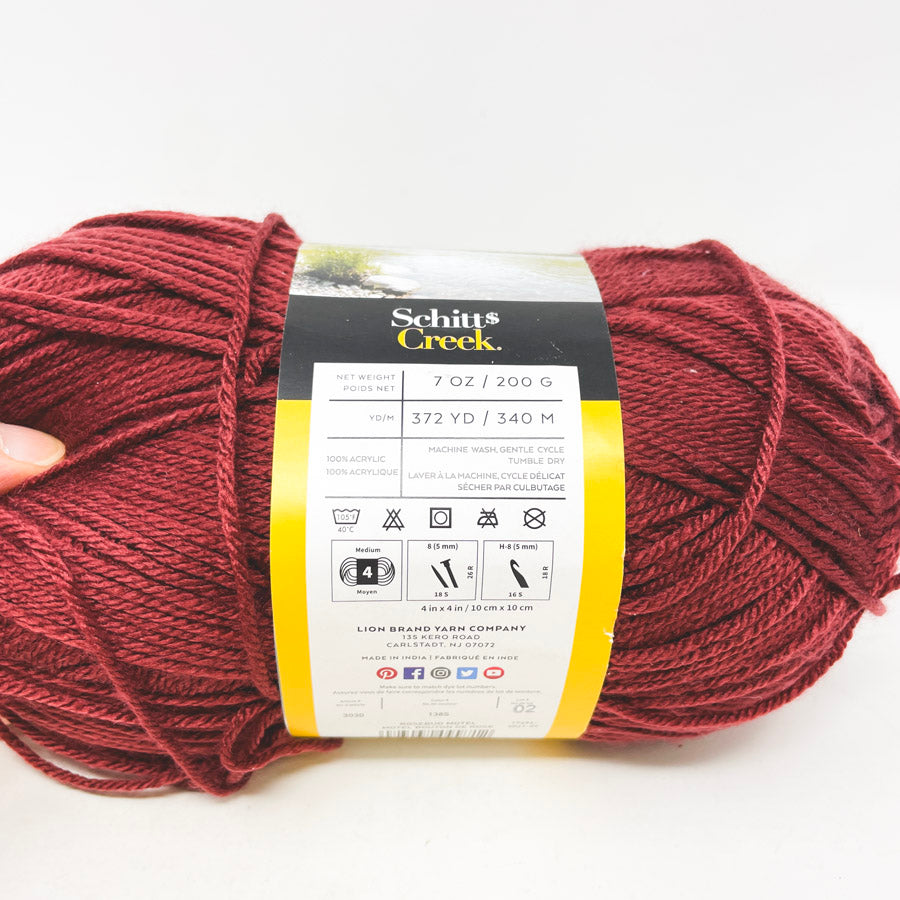 Lion Brand Schitt's Creek Yarn Rosebud Hotel