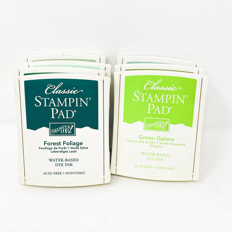 Greens – Stampin' Up Classic Ink Pads
