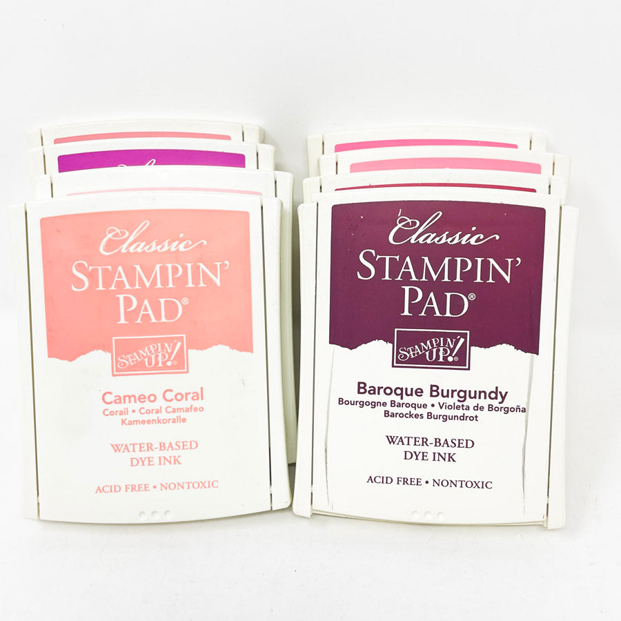 Reds & Pinks – Stampin' Up Classic Ink Pads