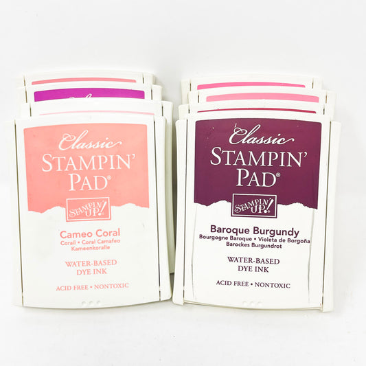 Reds & Pinks – Stampin' Up Classic Ink Pads