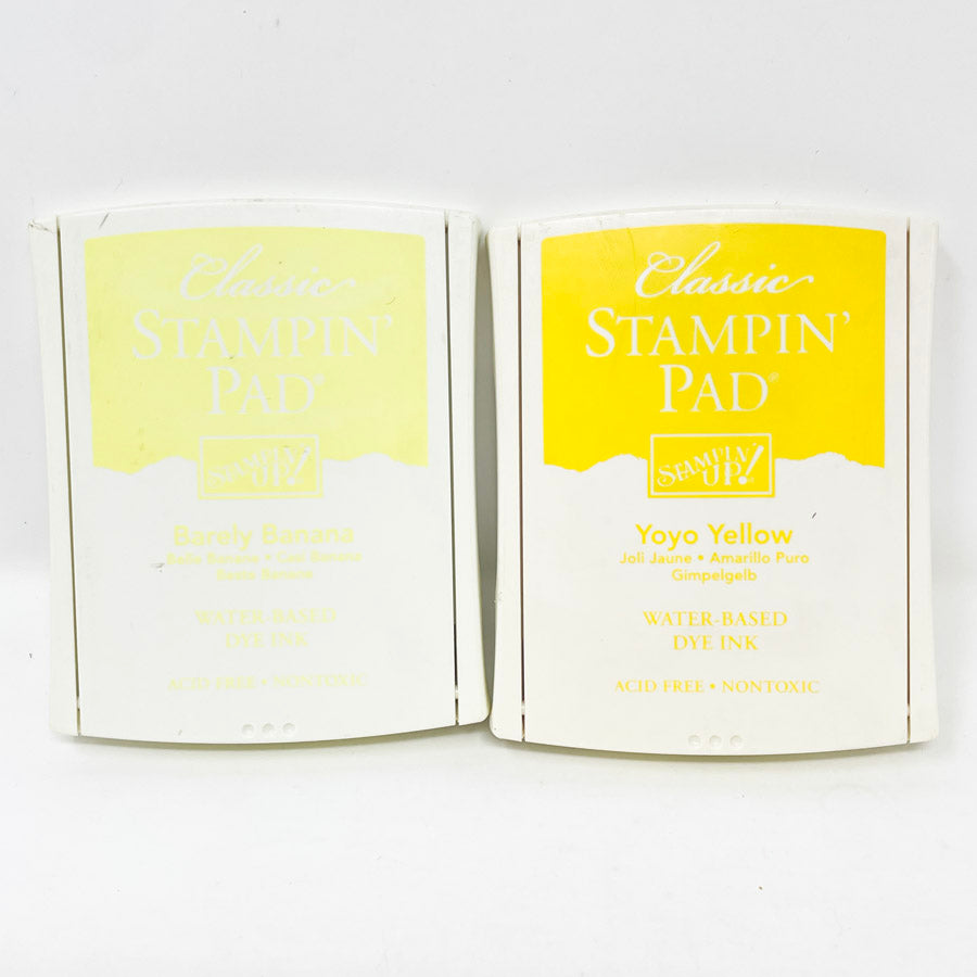 Yellows – Stampin' Up Classic Ink Pads