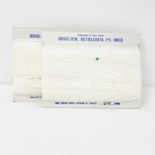Home-Sew White Lace Trim - Approx. 50 Yds (1)