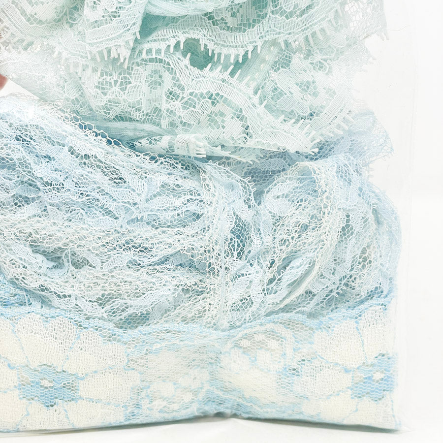 Bundle of Frilly Blue Lace