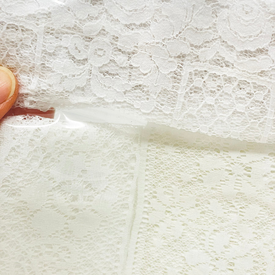Bundle of Floral White Lace