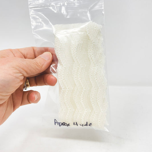 Scalloped White Lace - 2 in wide, 4 yds