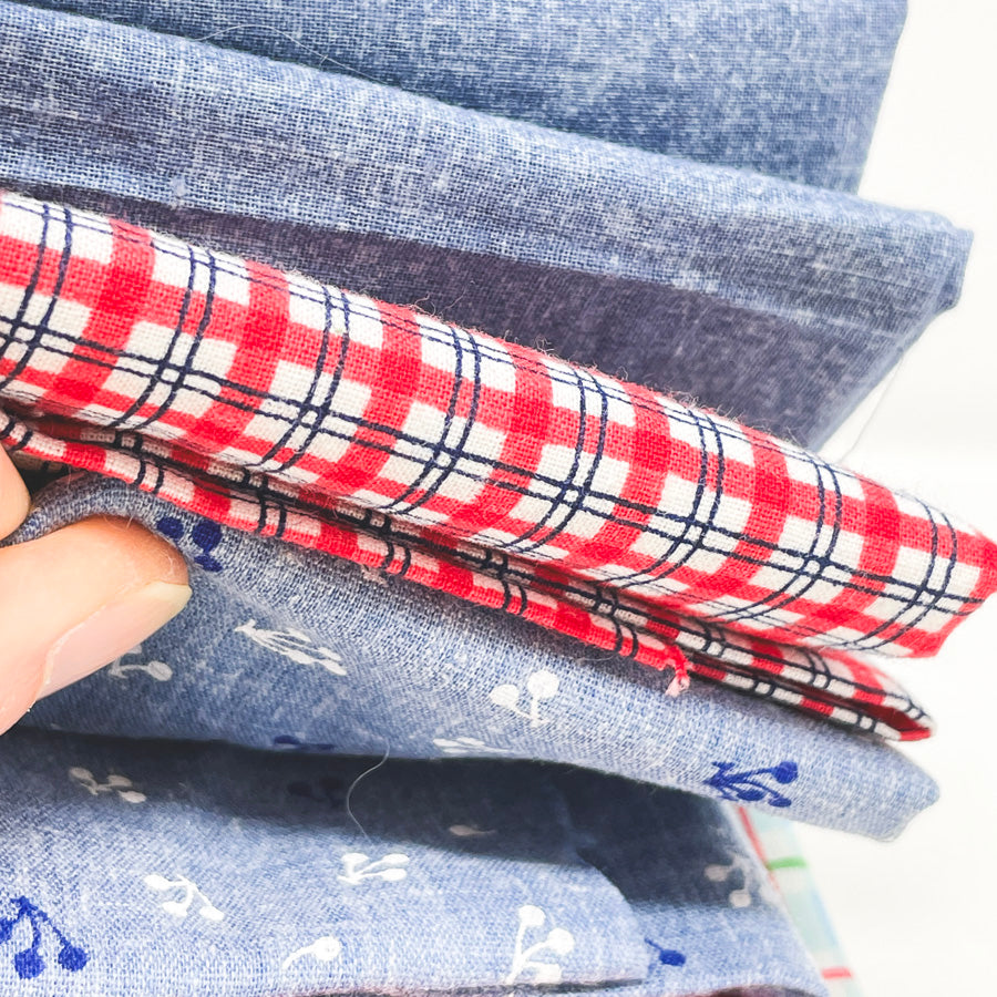 Square Dance Days Fabric Remnant Bundle