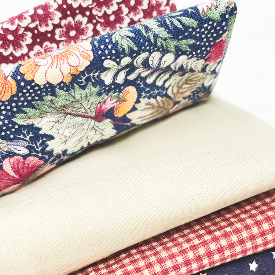 Rustic Americana Fabric Remnant Bundle