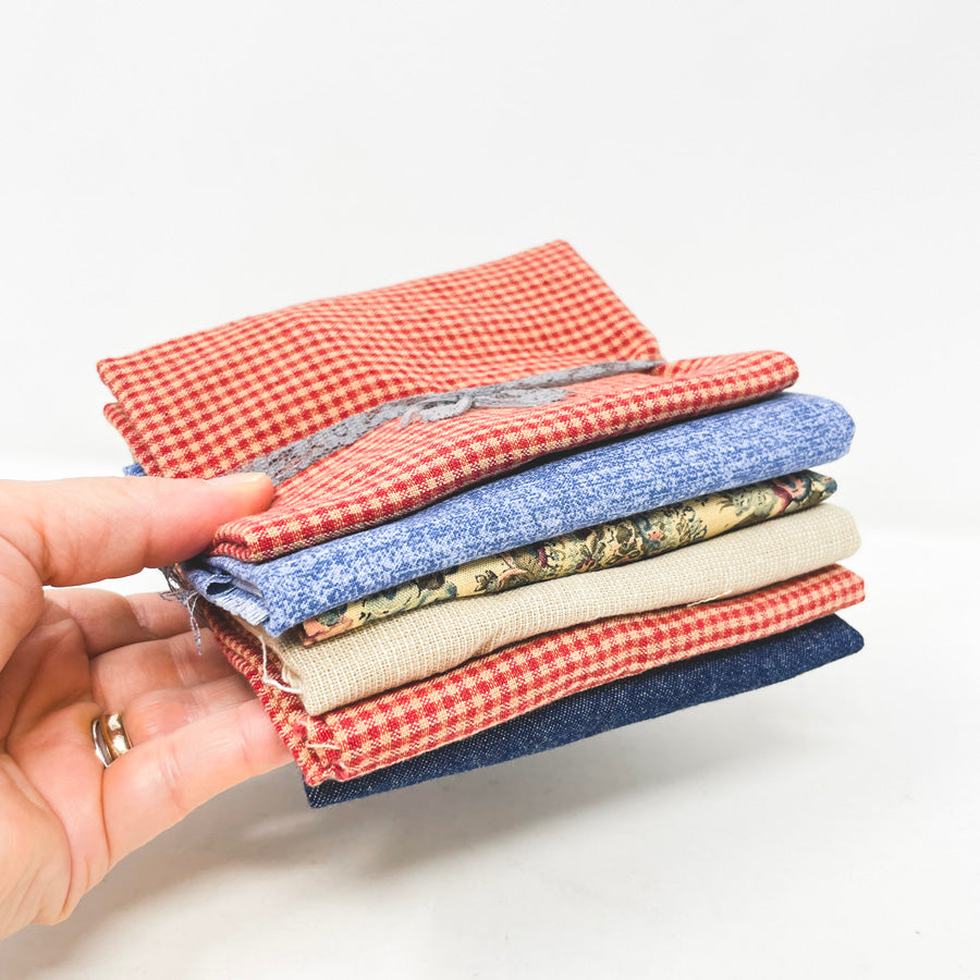 Country Flag Fabric Remnant Bundle