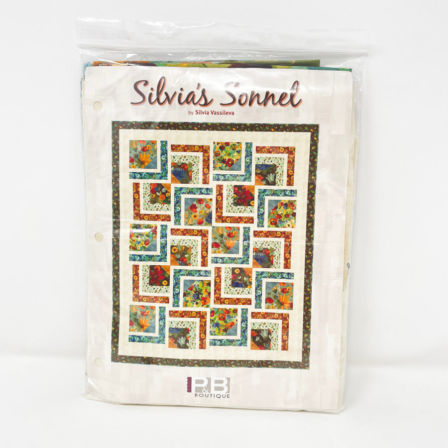 Silvia's Sonnet Walk Through the Garden Quilt Kit