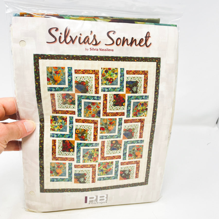 Silvia's Sonnet Walk Through the Garden Quilt Kit
