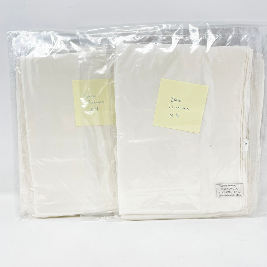 Dharma Trading Co. Silk Scarves - Bundle of 4 (1)