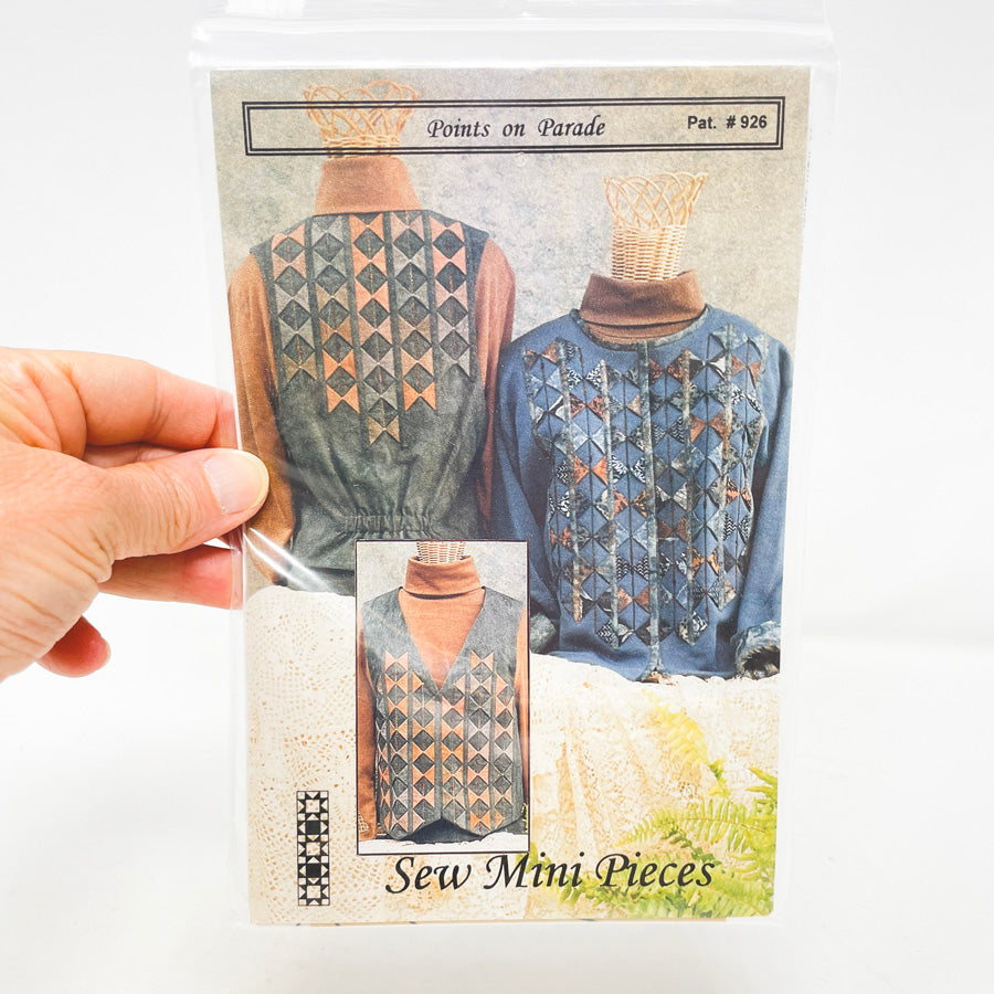 1999 Points on Parade Sew Mini Pieces Top Sewing Pattern