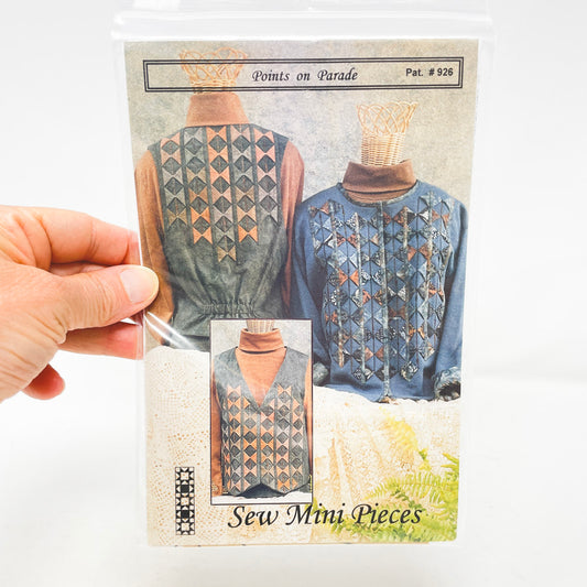 1999 Points on Parade Sew Mini Pieces Top Sewing Pattern