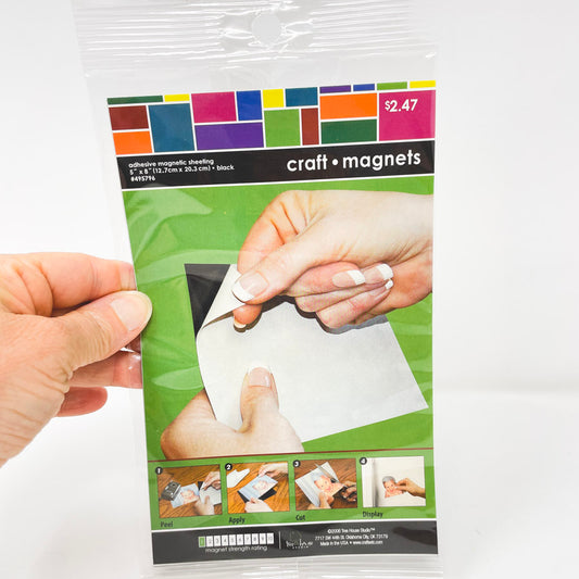 Adhesive Magnet Sheet 5" x 8"