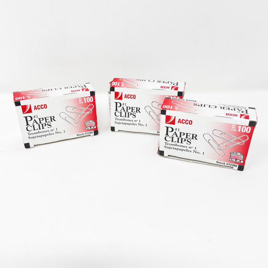 Acco #1 Paper Clips (1)