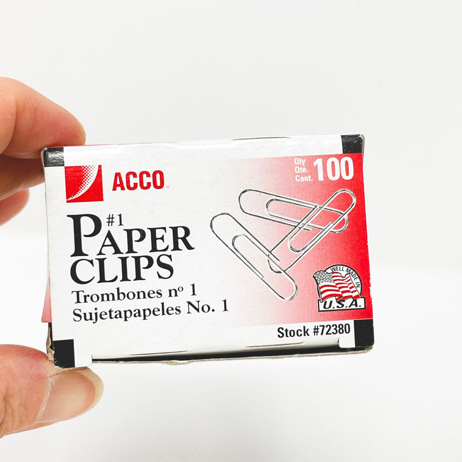 Acco #1 Paper Clips (1)