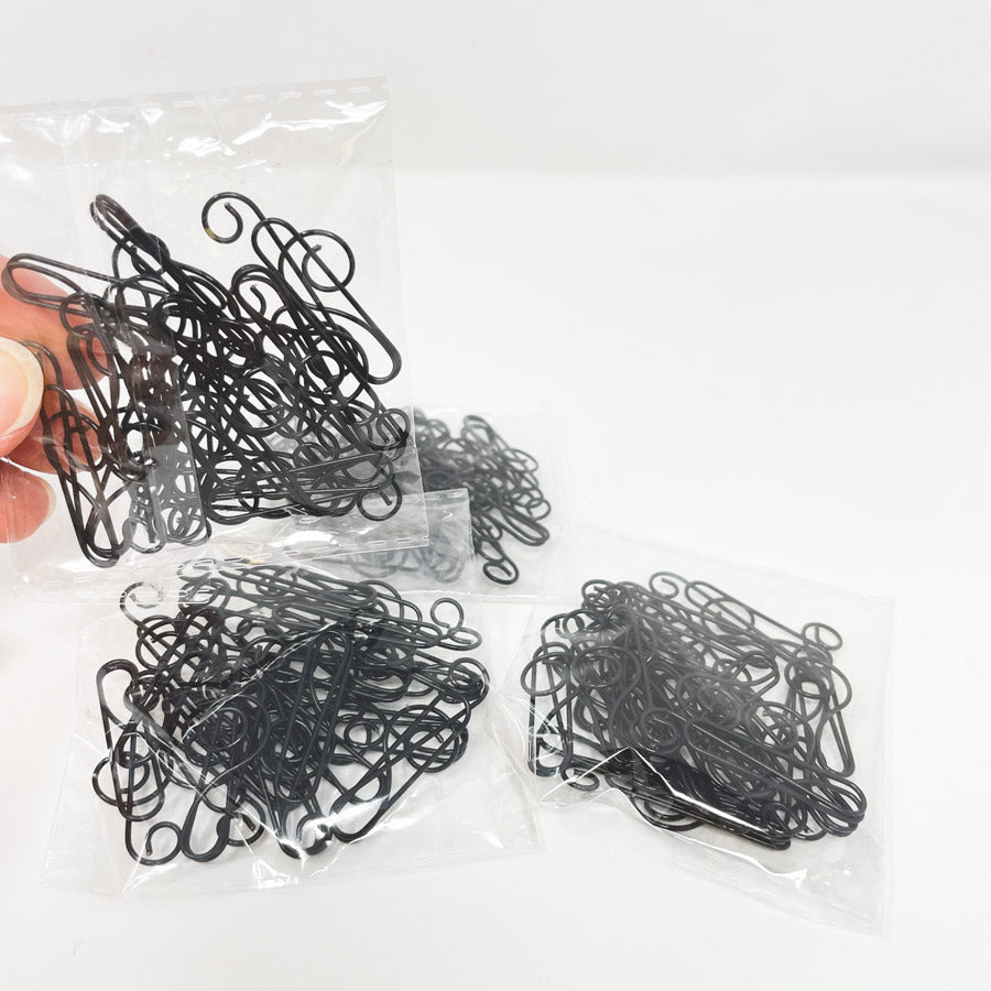 Black Decorative Paper Clip Bundle