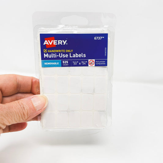 Avery Multi Use Labels 1/2" x 3/4"
